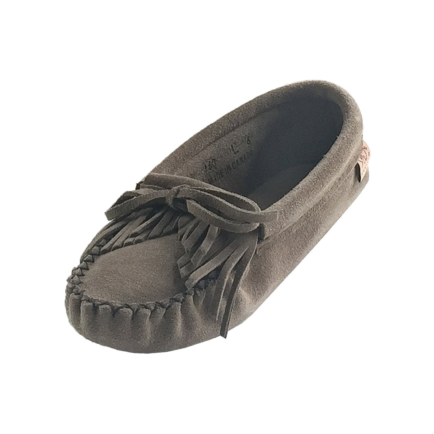 Women's Fringed Suede Moccasin Slippers